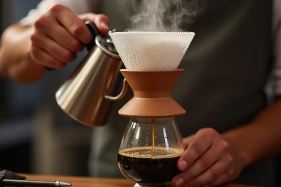 一杯ずつ丁寧に入れるハンドドリップコーヒー